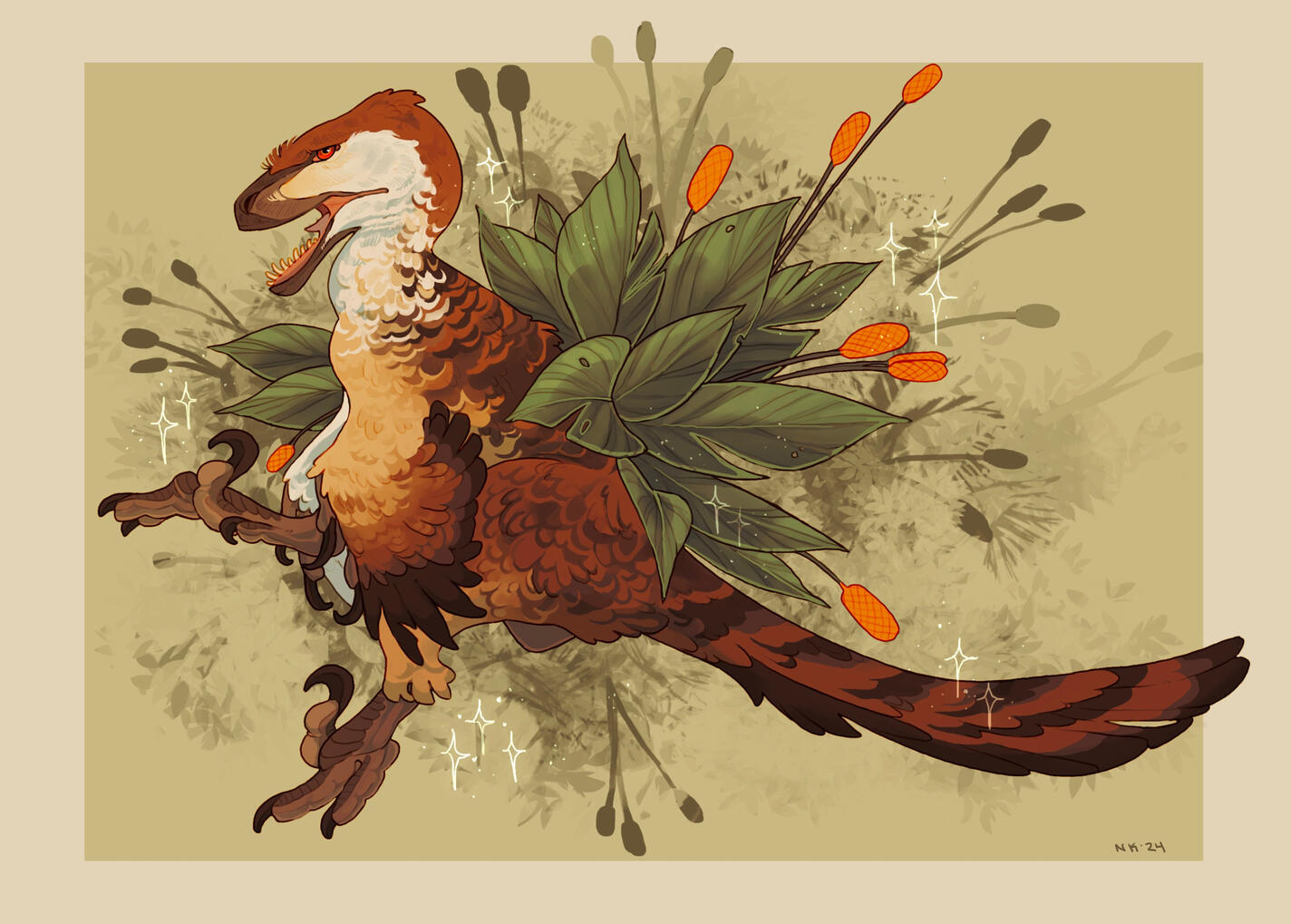 Fern Utahraptor, 2024