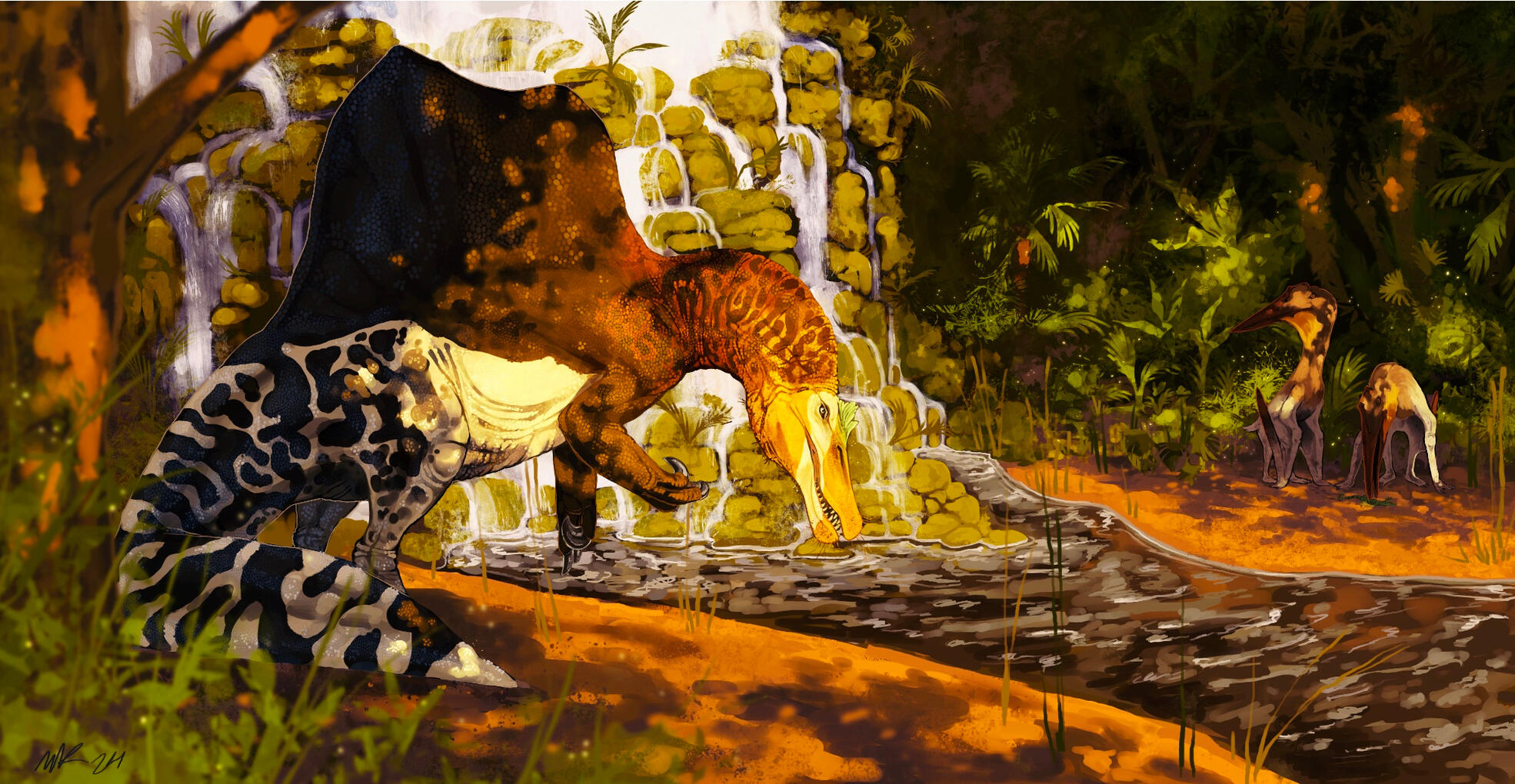 Fishing Spinosaurus, 2024