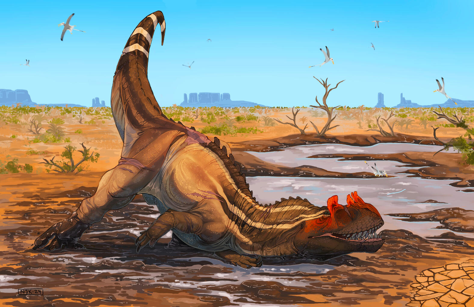 Ceratosaurus Mudbath, 2024